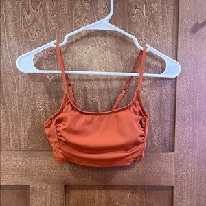 Rust Orange Bikini Top